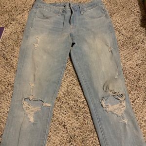 american eagle high rise jeans size 8